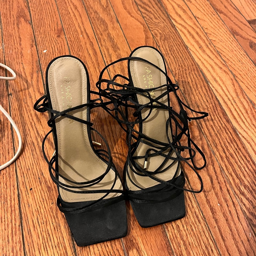 Laced heels